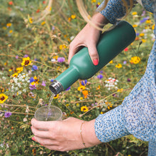 Load image into Gallery viewer, Plonk Bottle - Green Insulated Wine Bottle