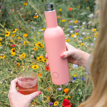 Load image into Gallery viewer, Plonk Bottle - Pink Insulated Wine Bottle