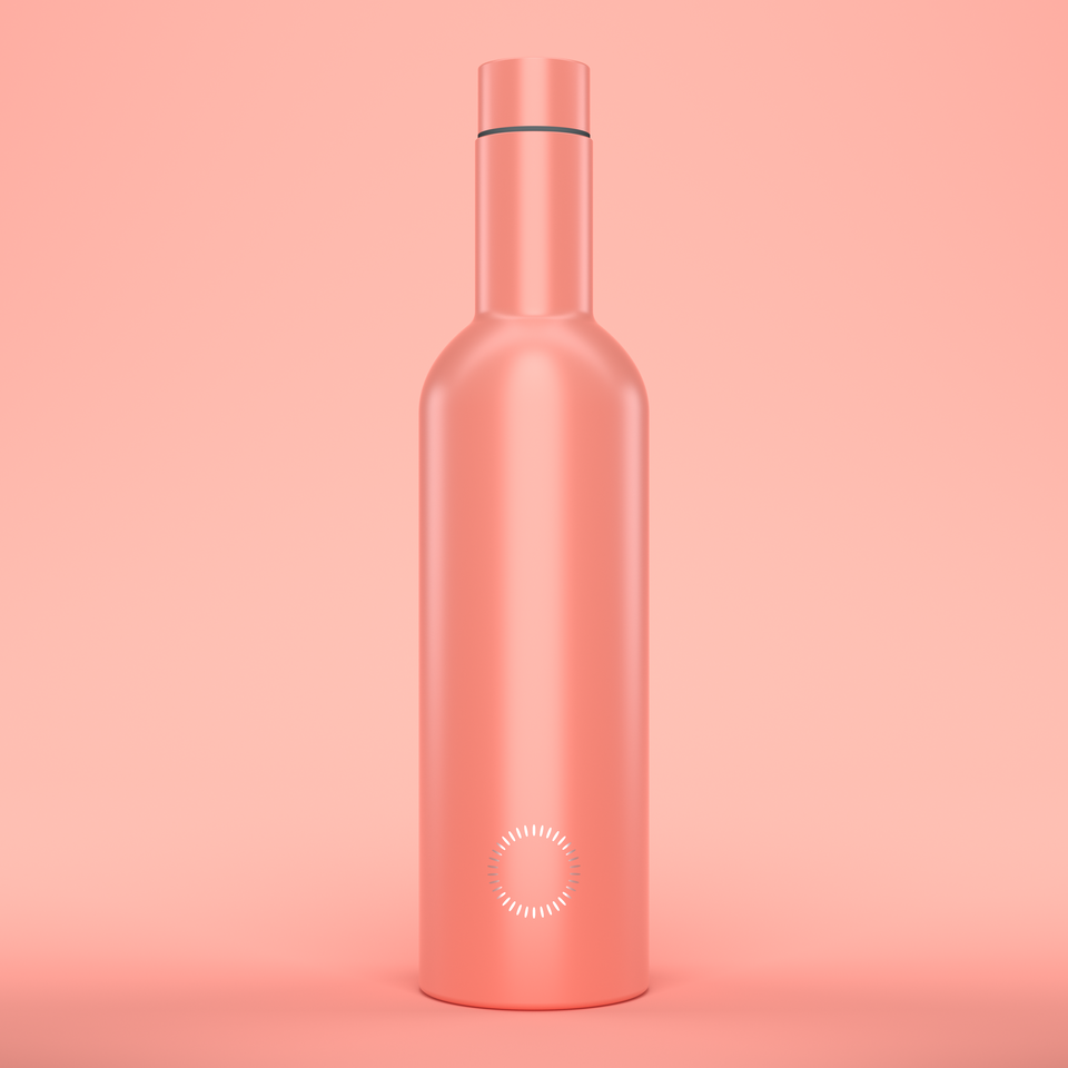 Pink insulated wine bottle, perfect for controlling the temperature of your wine. Wine cooler fits full bottle of wine. Cool for up to 24 hours. Chilled wine ideal for picnics and BBQ’s. Portable wine carrier. Rosé wine, Côtes de Provence, pale rosé